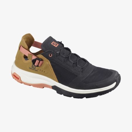 Sandały Damskie Salomon TECH AMPHIB 4 Czarne/Brązowe - PL 0-CZLB